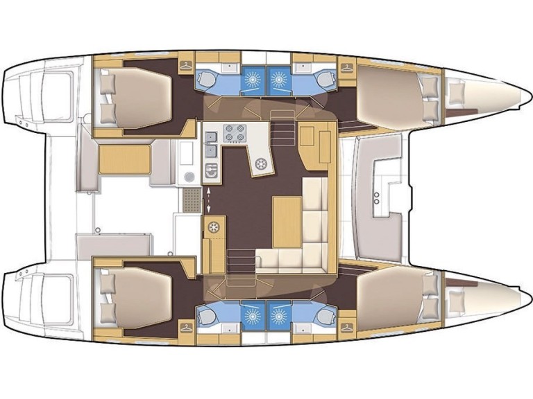 Bootsverleih Lagoon Lagoon 450 F Mandalina Marina Samboat