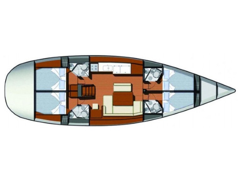 Boot mieten Šibenik günstig Sun Odyssey 49i