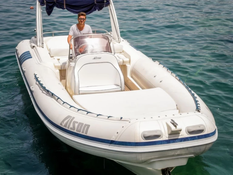 alson 7.50 fast dinghy mieten Sorrent