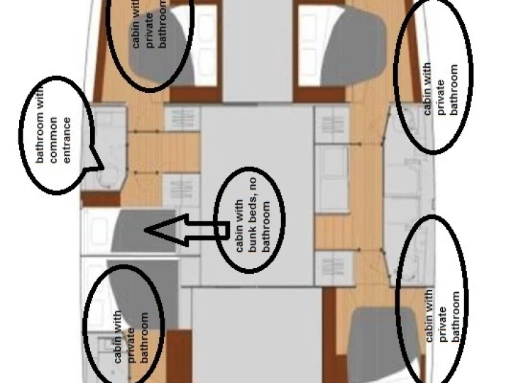 Bootsverleih Fountaine Pajot Saona 47 Biograd na Moru Samboat