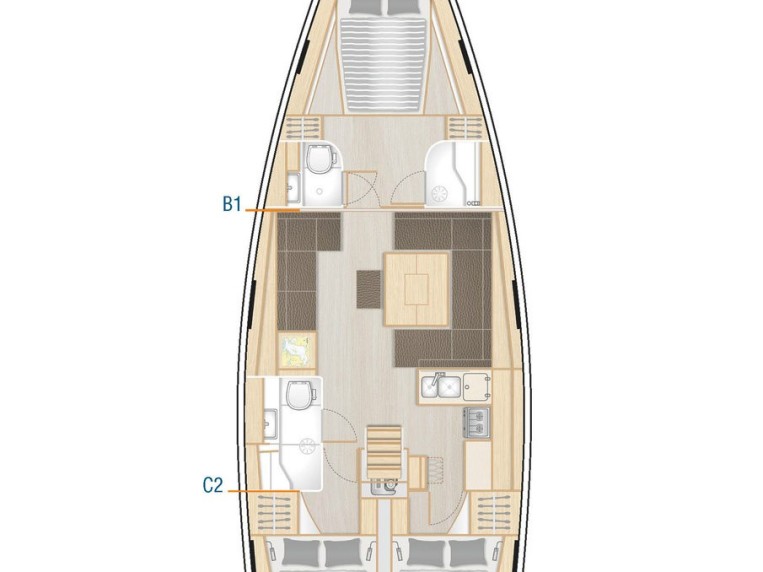 Ein Hanse Hanse 458 mieten in Kaštela