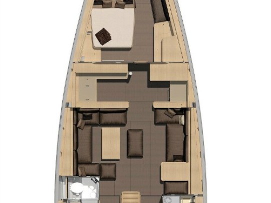 Boot mieten Álimos günstig Dufour 560 GL - 3 + 1 cab.