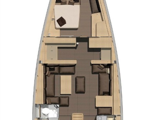 Boot mieten Alimos Marina günstig Dufour 560 GL - 3 + 1 cab.