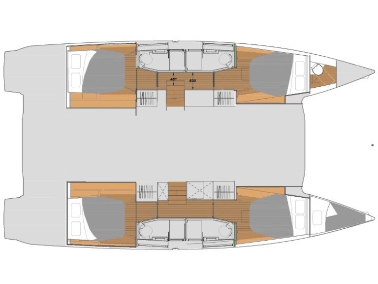 YachtCharter in Marina Tankerkomerc - Fountaine Pajot Elba 45 auf SamBoat