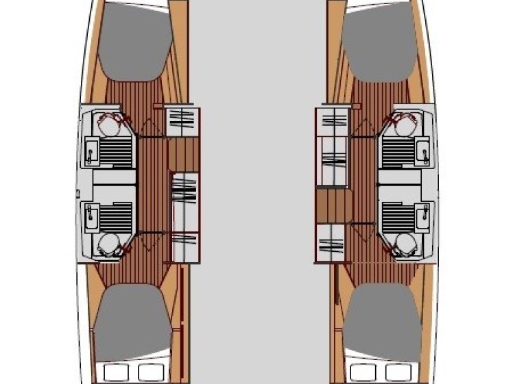 Ein Fountaine Pajot Astrea 42 mieten in Marina Tankerkomerc