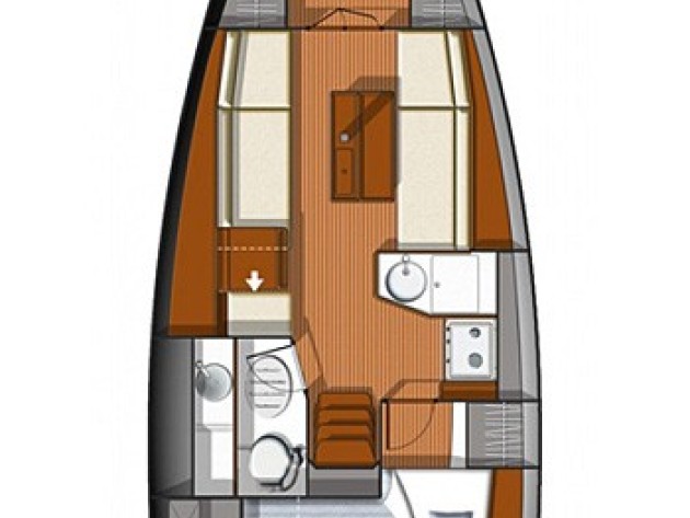 Jeanneau Sun Odyssey 33i mieten Novi Vinodolski