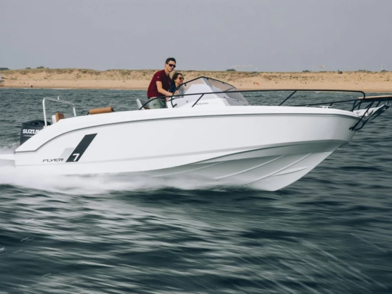 Boot mieten Mahón günstig Flyer 7 SUNdeck