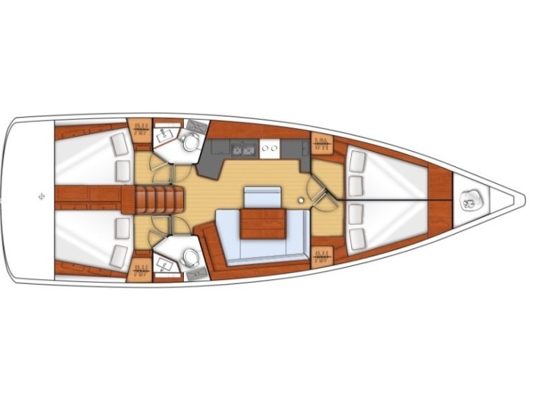 Bootsverleih Bénéteau Oceanis 45 Gouviá Samboat