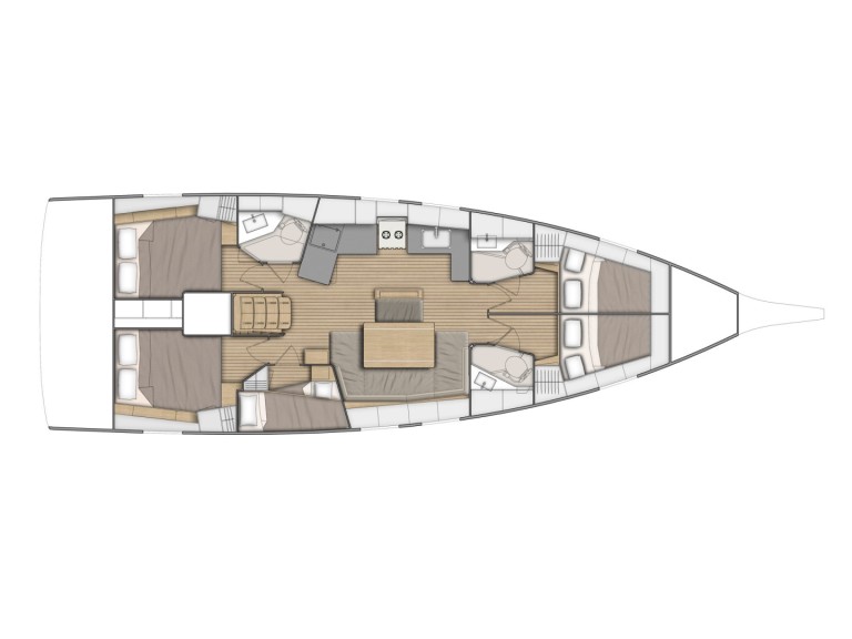 Bootsverleih Bénéteau Oceanis 46.1 Split Samboat