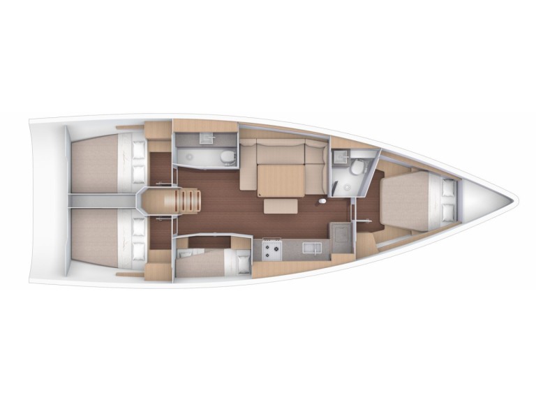 Vermietung Segelboot Dufour mit Führerschein