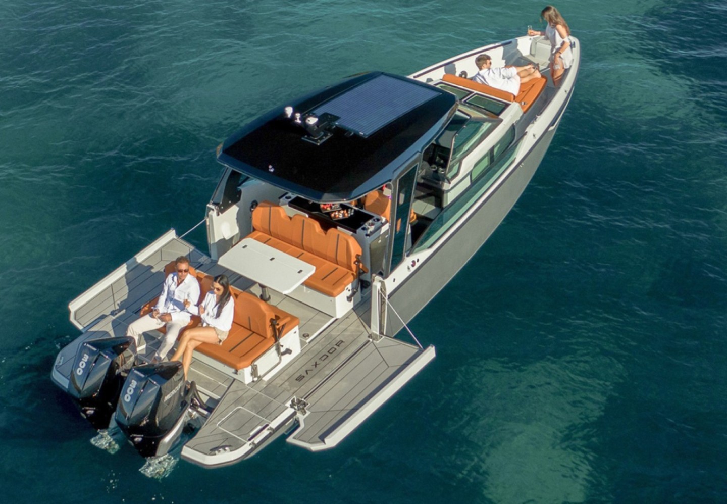 Mieten Sie ein Motorboot Saxdor 320 GTO Alyki (Poseidon) | SamBoat
