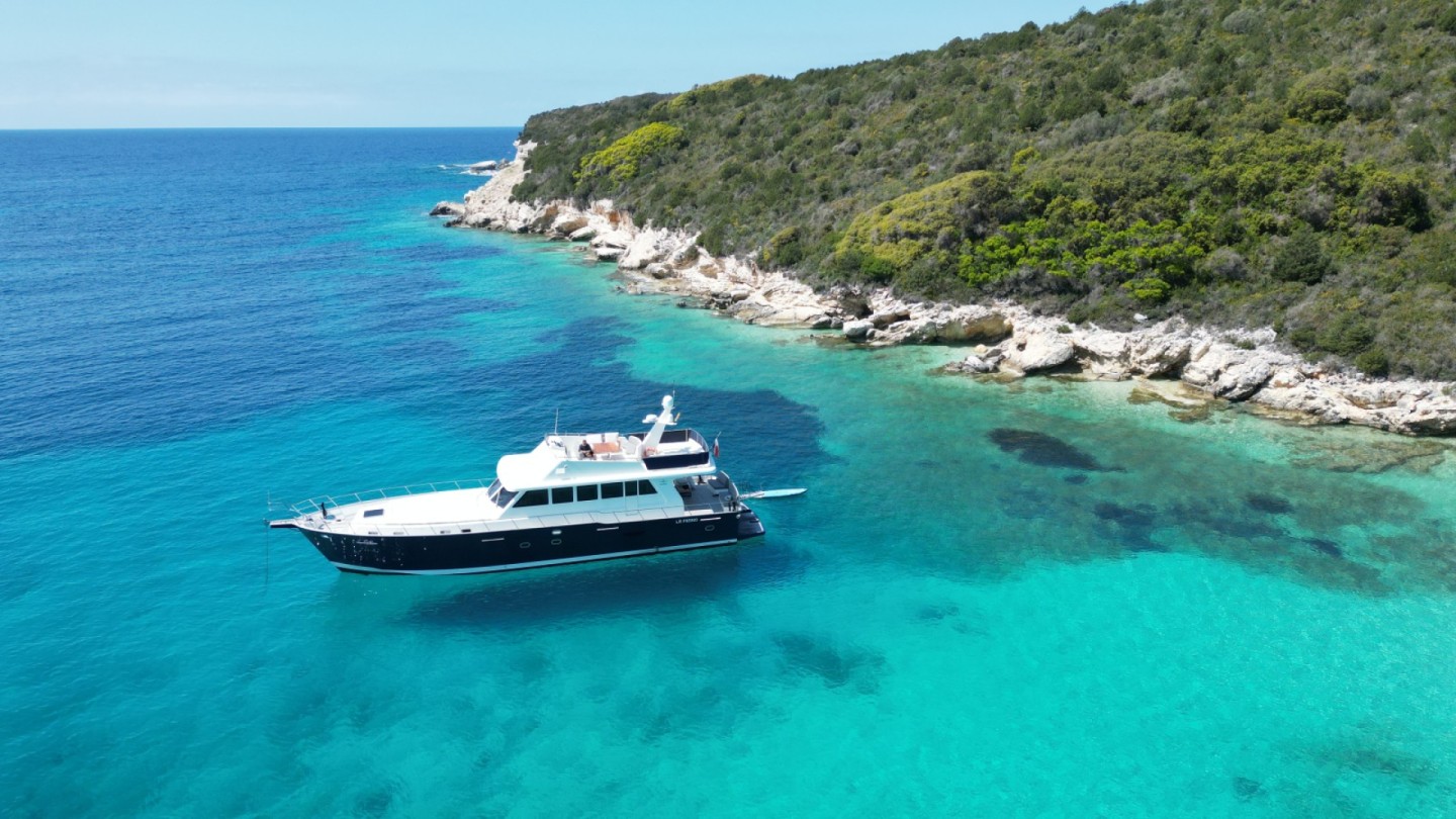 Mieten Sie ein Yacht Riviera Yachts Alaska 72 Benítses (Flamenga) | SamBoat