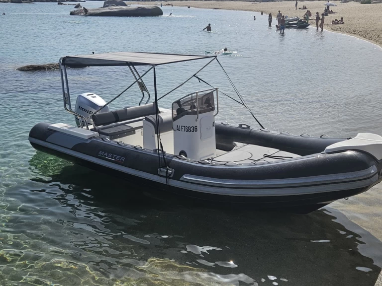 Vermietung Schlauchboot Mastersas mit Führerschein