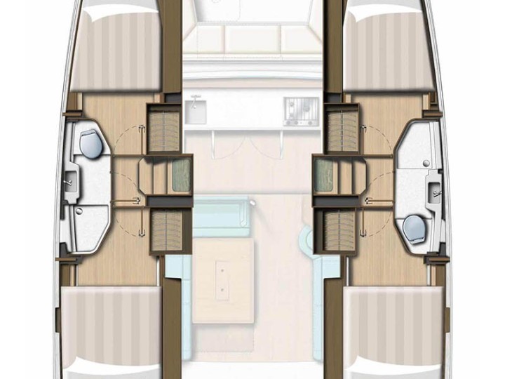 Vermietung Katamaran Bali Catamarans mit Führerschein