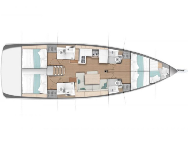 Bootsverleih Jeanneau Sun Odyssey 490 Níkiti Samboat