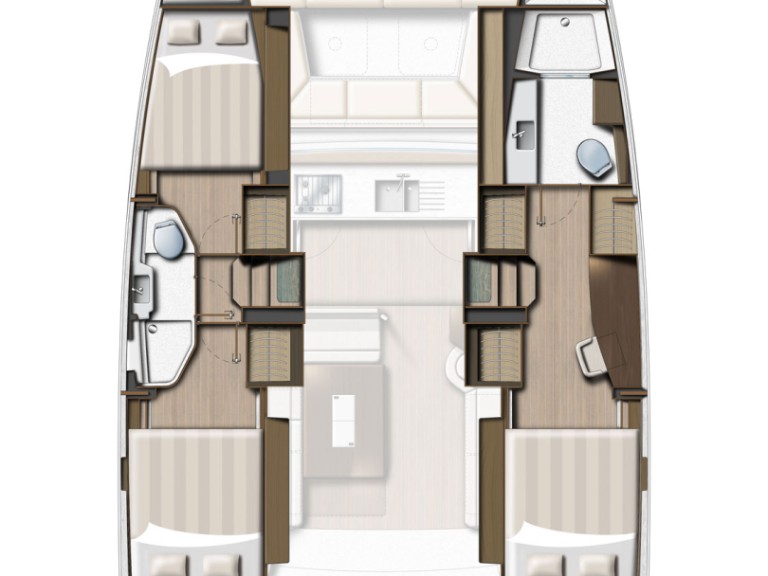 Vermietung Katamaran Bali Catamarans mit Führerschein