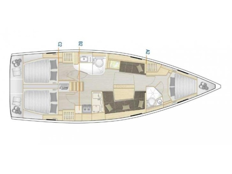 Hanse Hanse 418 mieten Marina Frapa