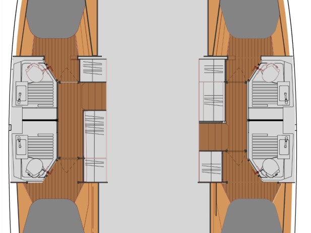 Fountaine Pajot Astrea 42 mieten Seget Donji