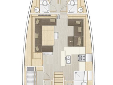 Segelboot mieten in Mandalina Marina - Hanse Hanse 588