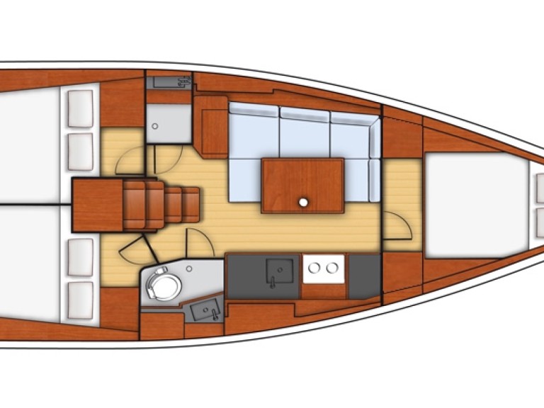 Bénéteau Oceanis 38 mieten Biograd na Moru