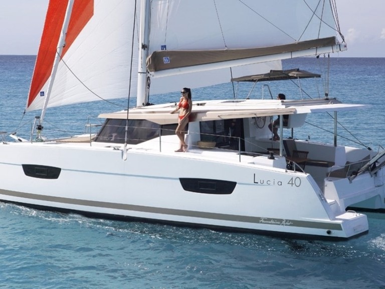 Ein Fountaine Pajot Fountaine Pajot Lucia 40 - 4 cab. mieten in Seget Donji