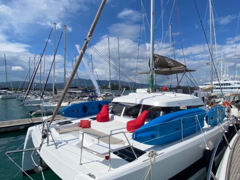 Ein Bali Catamarans Bali Catspace Voile mieten in Deme of Volos