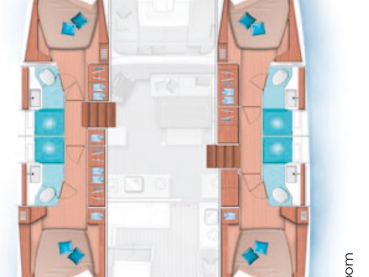 Vermietung Katamaran Lagoon mit Führerschein