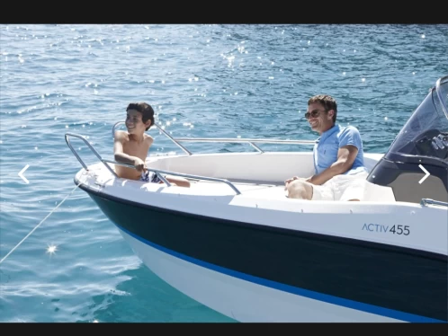 Ein Quicksilver Activ 455 Open mieten in Alcúdia