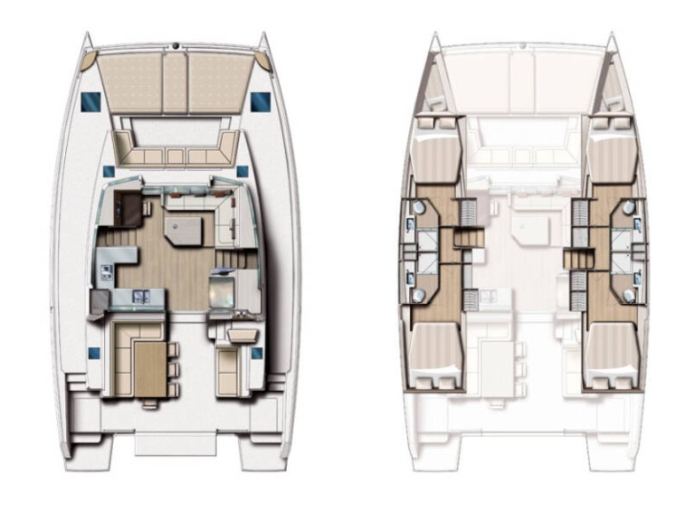 Vermietung Katamaran Bali Catamarans mit Führerschein