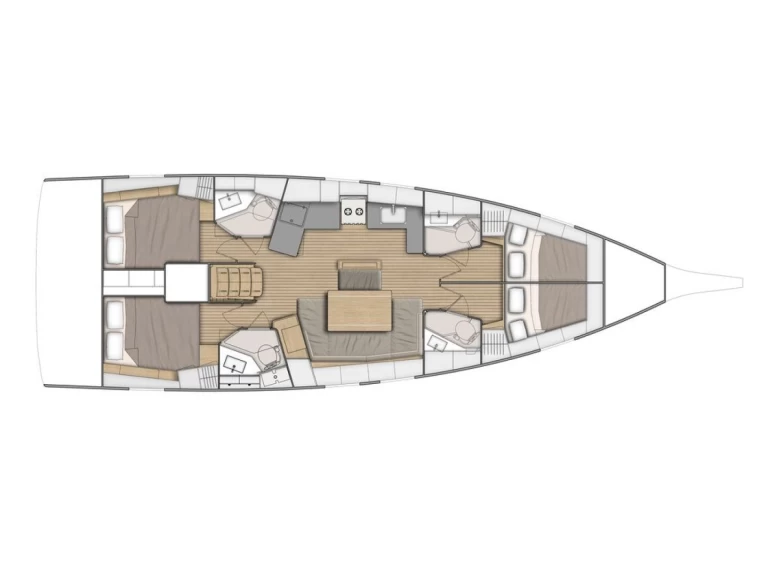 Segelboot mieten in Kos - Bénéteau Oceanis 46.1