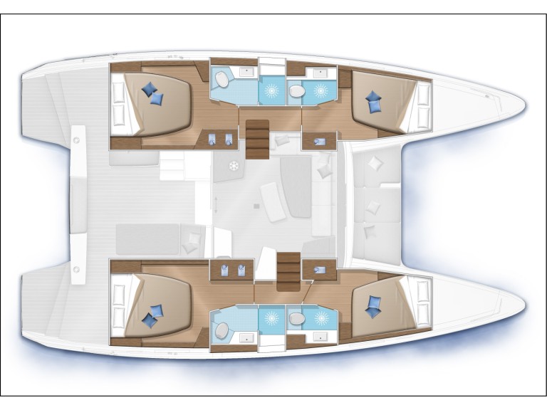 Vermietung Katamaran Lagoon mit Führerschein