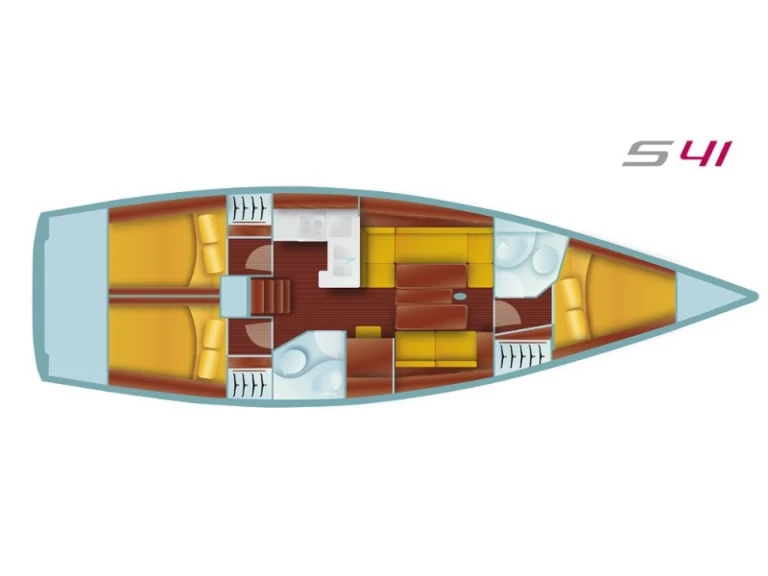 Vermietung Segelboot Salona mit Führerschein