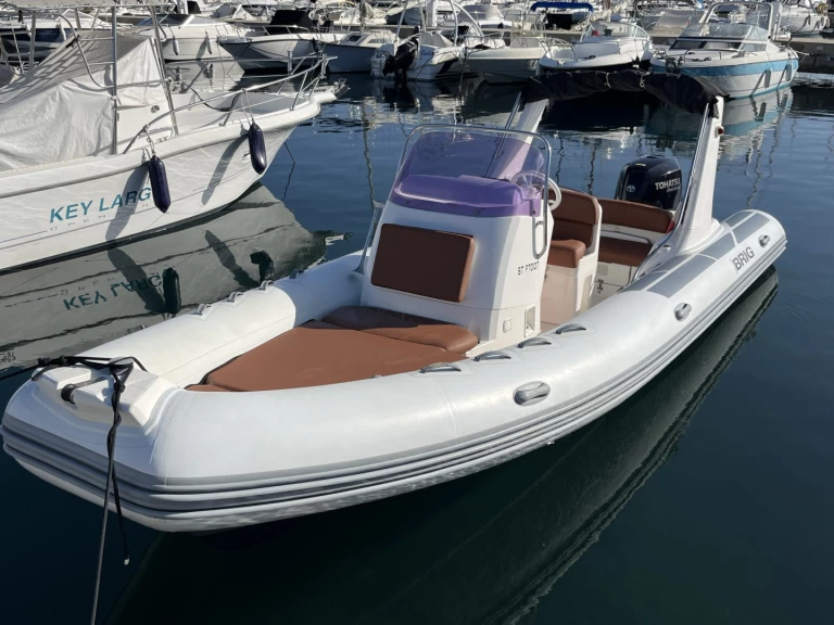 Vermietung Schlauchboot Brig mit Führerschein