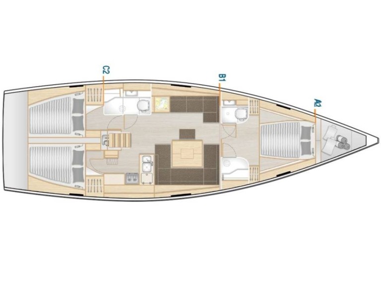 Hanse Hanse 458 mieten Kos