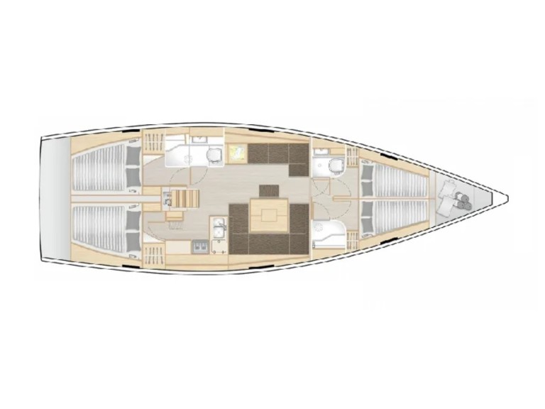 Boot mieten Sukošan günstig Hanse 458