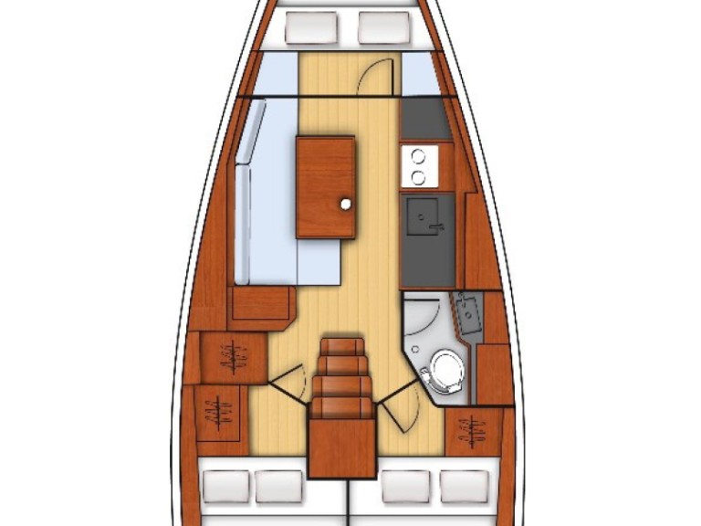 Ein Bénéteau Oceanis 35 mieten in Pomer