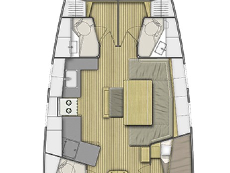 Boot mieten Pomer günstig Oceanis 46.1