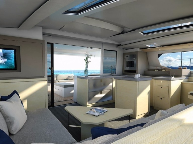 Ein Fountaine Pajot Saona 47 mieten in Jolly Harbour