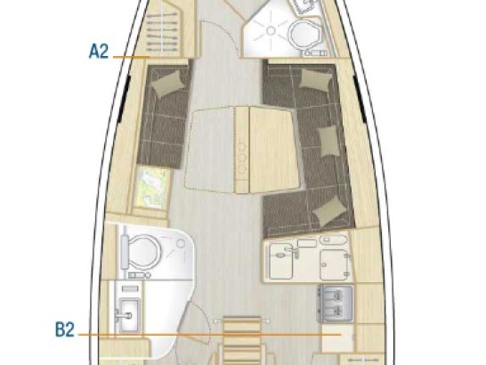 YachtCharter in Sukošan - Hanse Hanse 418 auf SamBoat