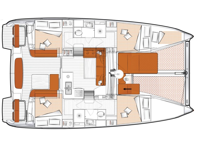 Katamaran mit oder ohne Skipper Excess mieten in Préveza