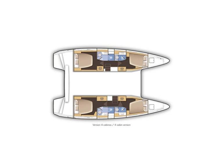 Ein Lagoon Lagoon 42 mieten in Rhodos