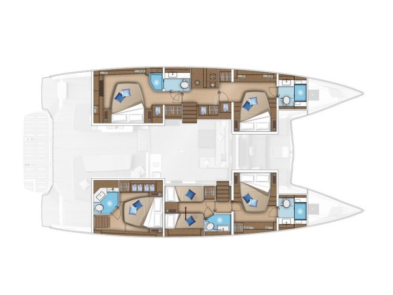 Vermietung Katamaran Lagoon mit Führerschein