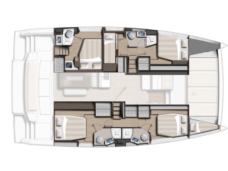 Vermietung Katamaran Bali Catamarans mit Führerschein