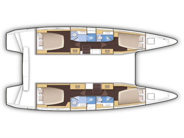 YachtCharter in Cannigione di Arzachena - Lagoon Lagoon 42 auf SamBoat