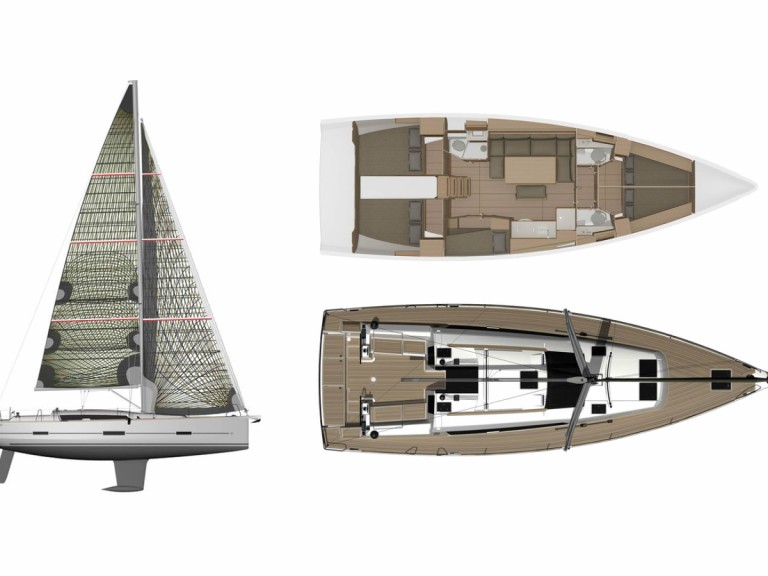 Boot mieten Novi Vinodolski günstig Dufour 460 Grand Large