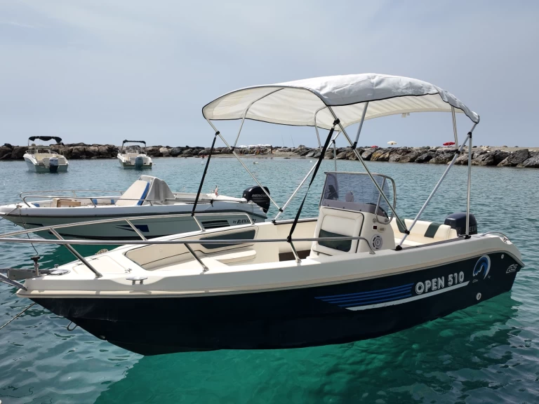 Motorboot mit oder ohne Skipper Barca open mieten in San Lucido
