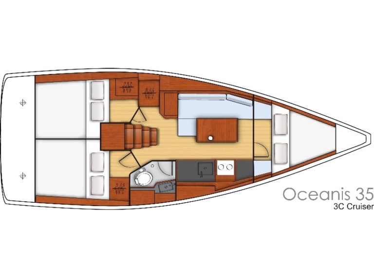 Boot mieten Split günstig Oceanis 35