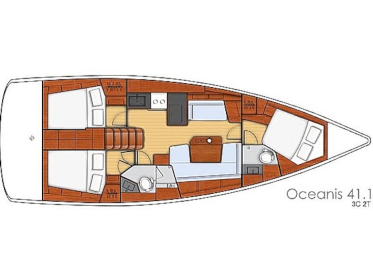 YachtCharter in Lefkáda - Bénéteau Oceanis 41.1 auf SamBoat