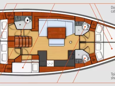 Vermietung Segelboot Bénéteau mit Führerschein