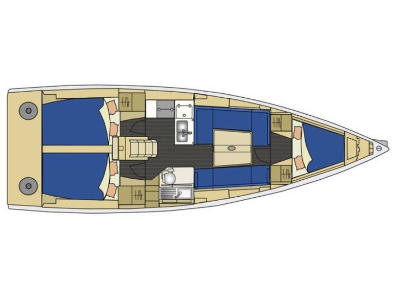 Boot mieten Punat günstig Elan 350 Performance